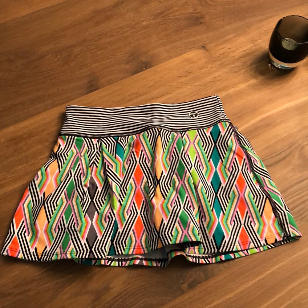 Trina Turk “Neon Lights” tennis skirt